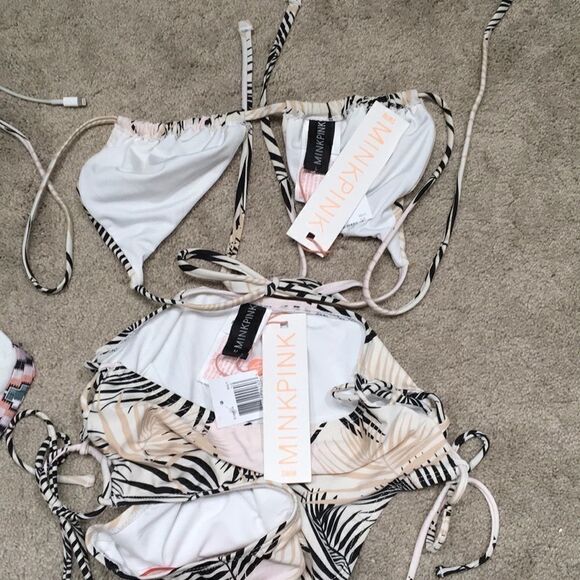 MINKPINK High Waisted string bikini. NWT - Picture 9 of 11